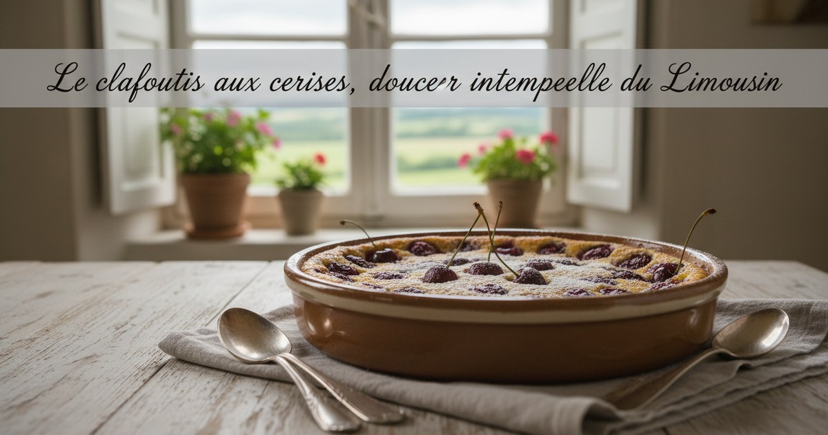 Le clafoutis aux cerises, douceur intemporelle du Limousin